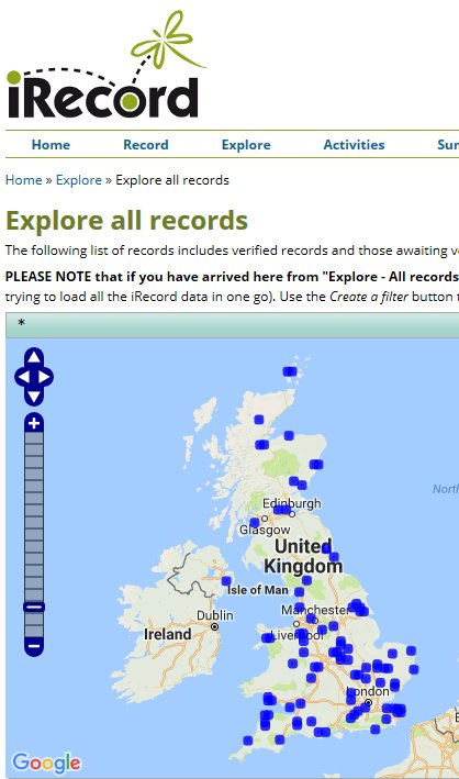 A happy new biological recording year to all! Day 2 and already nearly 1,000 records of c. 400 species have been added to @iRecordWildlife for 2018!