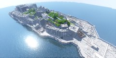 軍艦島をマイクラ上で実寸再現 0時間かけて研ぎ澄ましたクオリティに絶賛の嵐 ねとらぼ