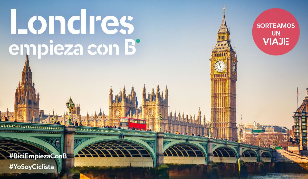 RFECiclismo's tweet photo. SORTEO |  Damos la bienvenida al 2018 con nuestro 9º sorteo #BiciEmpiezaConB en colaboración con @bthetravelbrand participa y podrás ganar un maravilloso viaje a LONDRES 🎡 Inscríbete en ➡️ https://t.co/4lVrnENE0t  MUCHA SUERTE A TODOS 👏 https://t.co/mea6zWtveF