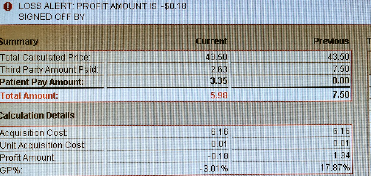 ExposingPBMs's tweet image. In case anyone wondering if @CVSHealth will trying to annihilate independentpharmavies with low reimbursement this year, wonder no more. It’s happening #mafia #Theft nothing like working for loss. Would our congress like it if we deduct money from their paycheck? @FTC @RepShimkus