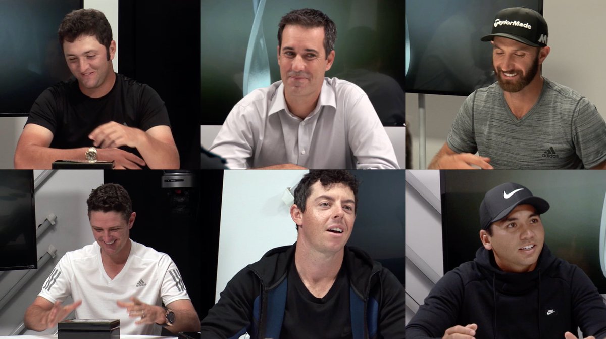 bbazzl's tweet image. Which one of these guys is not like the other? 🤔 😁 

Honored to unveil Twist Face to the best in the world. #TeamTaylorMade #TwistFace