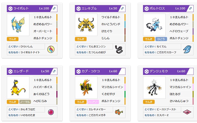 はにワ Di Twitter Qrレンタルチーム 電気統一パーティ のページ ポケモングローバルリンク T Co Lbwocalctn Pgl ポケモンusum ウルトラサンムーン ボルチェンを喰らえ T Co 763n1xzhd5 Twitter