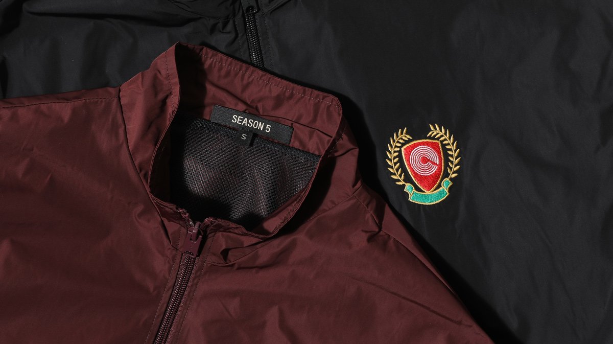 yeezy season 5 half zip windbreaker