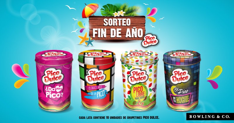 🍭🎳 Endulzá tus días con #BowlingNorcenter y #PicoDulce 😋 Participá por un kit compuesto por 2 de estas latas de chupetines👇 Envianos un mail con tus datos a concursos@bowlingandco.com.ar! Tenés tiempo hasta el 4/1 a las 10:00hs. No te lo pierdas!