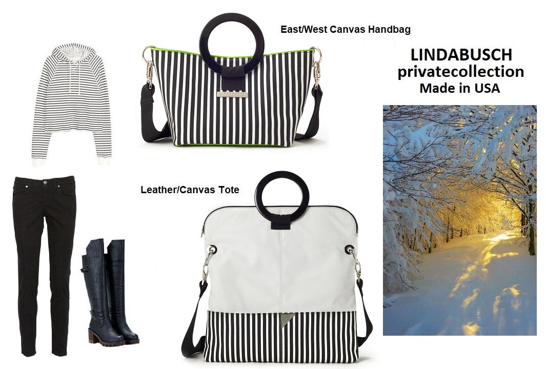 LindaBuschPC's tweet photo. Love stripes? #HandmadeinUSALBPC East/West Stripe Canvas Handbag with Lime Green Leather Trim & the Leather/Canvas Tote. Both feature 6 Interior Pockets to organize your small personal items! Shop: https://t.co/GCCGmYHjkw #MadeInUSA #canvashandbag #leathertote #Handbags https://t.co/dc5PdpxJqO