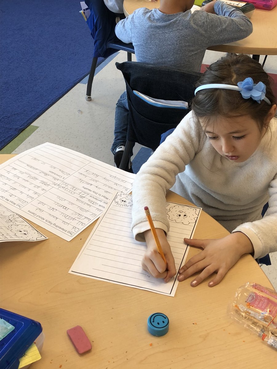 MrsElliott2nd's tweet photo. First day back and already working hard on their writing skills! Go second grade leaders! #EastHighLeaders https://t.co/BTPg6bkWWc
