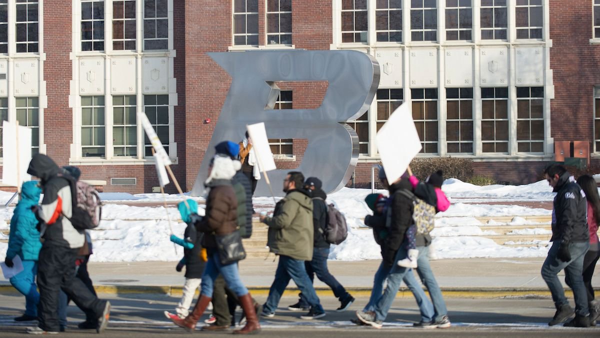BoiseState's tweet image. Martin Luther King Jr. Day of Greatness begins at #BoiseState at 9 a.m. on Monday, Jan. 15 with a march to the rally point, on the steps of the Idaho State Capitol. Details at mlk.boisestate.edu and on Facebook: boi.st/2DwNTCF