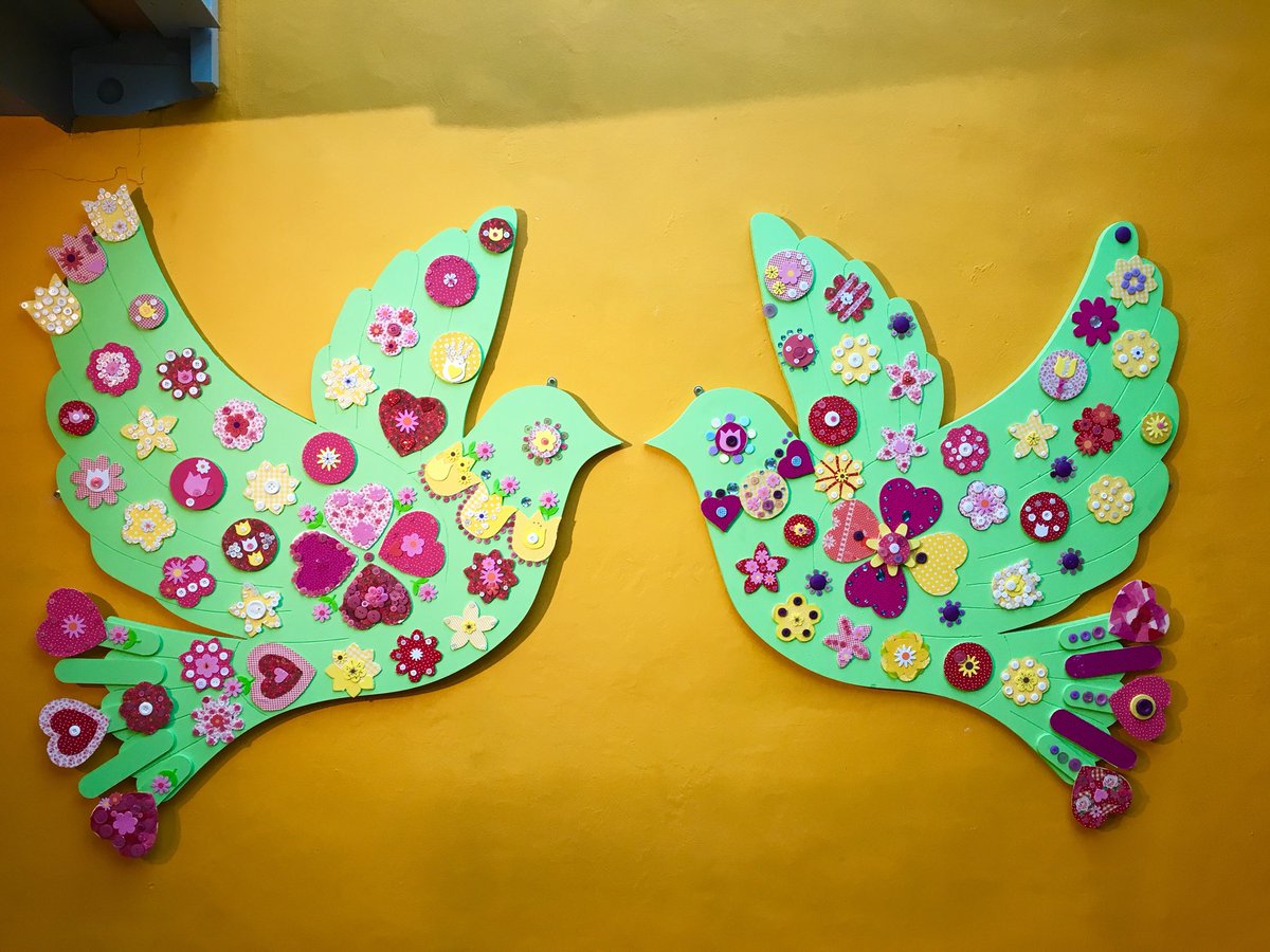 Doves of Doncaster trail 2018 has begun! First ones @darts_ThePoint <a href="/RightUpRStreet/">Right Up Our Street</a> #ww1centenary