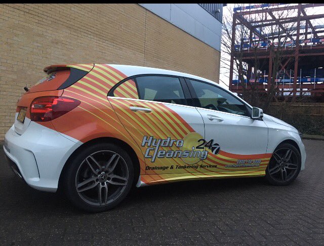 hydrocleansing's tweet photo. Nice update to one of our Area Sales Managers car! Check out this super cool reflective wrap! We LOVE IT https://t.co/H7cwQlqC6u