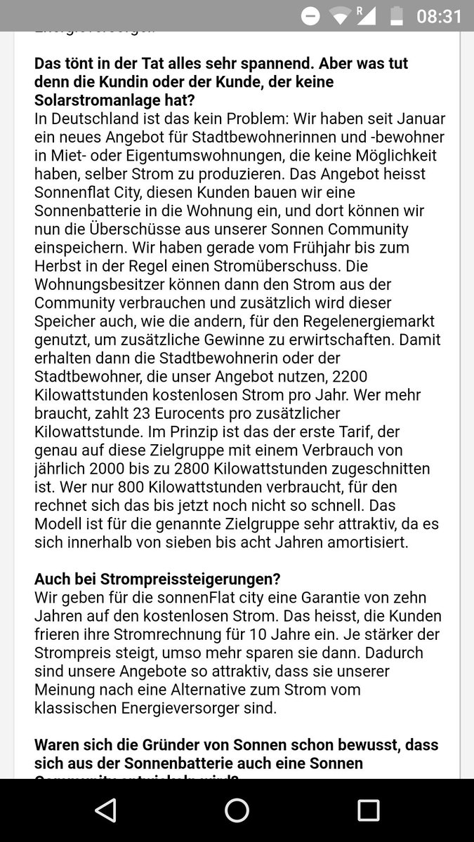 energiebuddy's tweet photo. @haastrecht @Oliver_Krischer Es gibt auch schon Angebote, wo man auch als Endverbraucher ohne eigene Stromerzeugungsanlage profitieren kann. #sonnenflat City https://t.co/70iryAmVVU