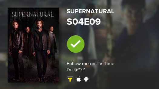 GhostMedici's tweet photo. S04E09 Supernatural #Supernatural  #tvtime https://t.co/t0hmXvmoAN https://t.co/rxa0fAHbqU
