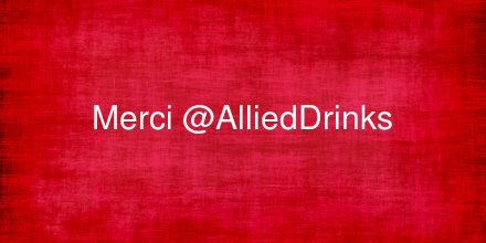 HelloJuristes's tweet photo. @AlliedDrinks, Bonjour, merci de nous suivre :-) 
A très vite ! https://t.co/dnJcxNzumm