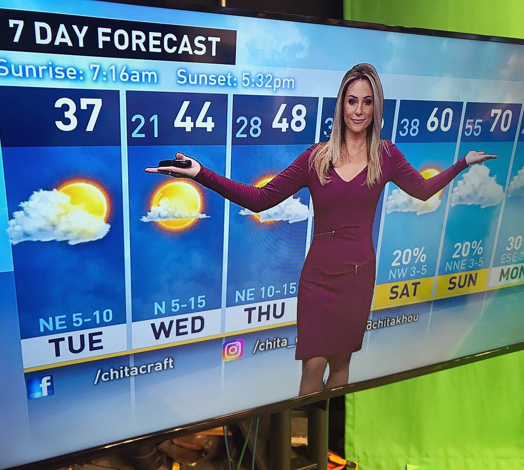 chitakhou's tweet photo. #COLD 20s now- 70 by Sunday ... #HoustonWeather Less than a 10% chance for “winter precipitation “ #LayerOnLayerOnLayer #khou11 https://t.co/pFNCVThf5r