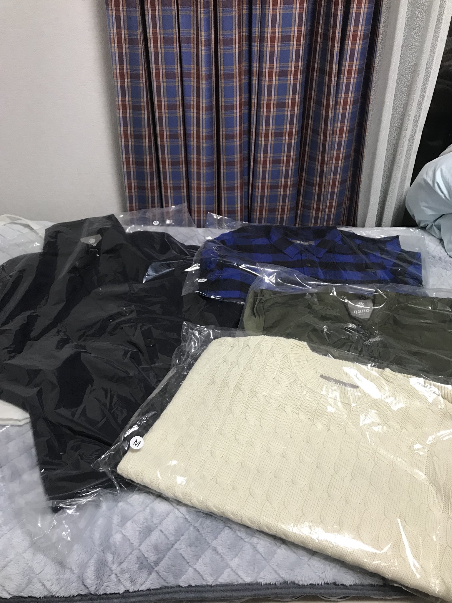 ふりかけ ナノユニバース18 メンズ福袋 パターン4はこんな内容でした T Co Wuyzwumhri Twitter