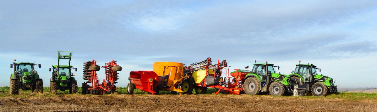What a line up! 😲😍 #DeutzFahr <a href="/MaschioUk/">MaschioUK</a> #LucasG #Vicon
