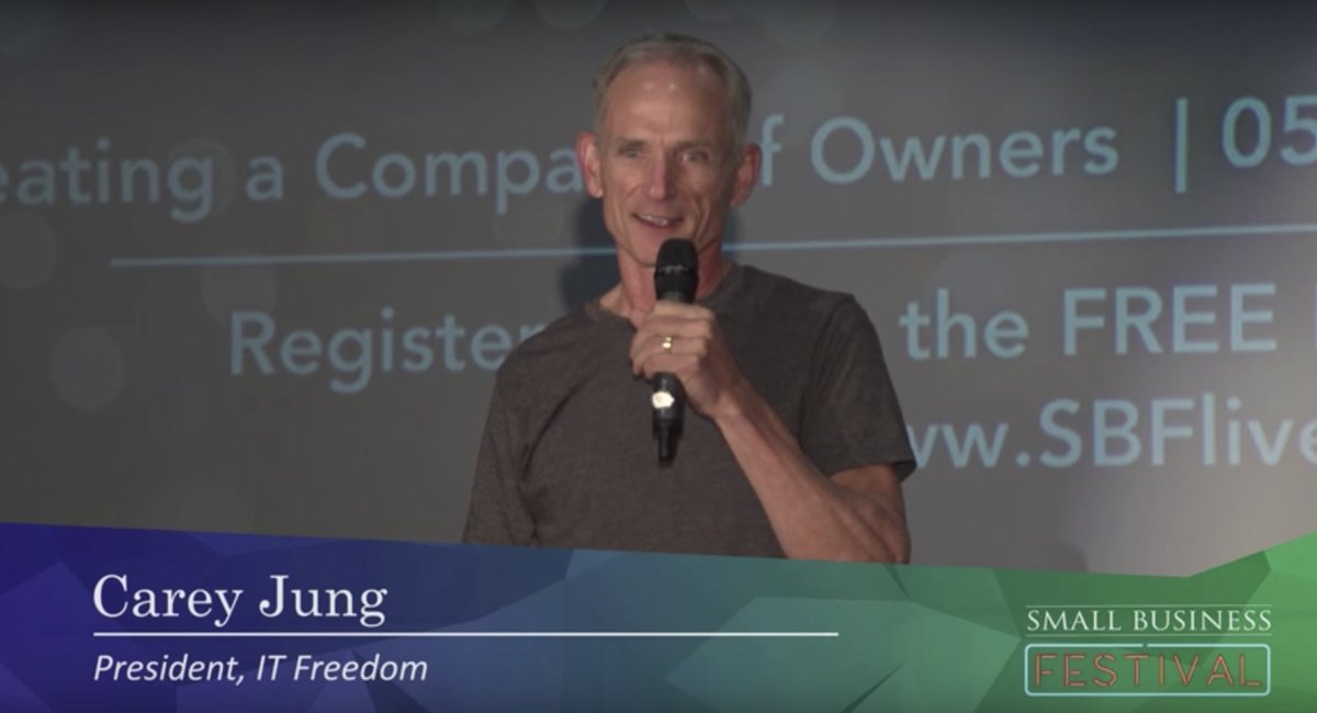 What do we mean when we say we are employee owned? Check out our founder's speech from the 2017 <a href="/SmallBizFest/">Small Biz Festival</a> for the answer! #NCEO #EmployeeOwnership
<a href="/theNCEO/">NCEO</a> youtube.com/watch?v=DpTyNU…