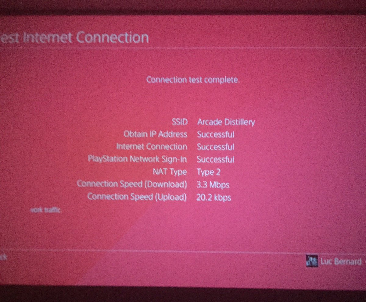 Luc Bernard on Twitter: "Does anyone know why my #PS4 internet upload speed  is so bad and how to fix. https://t.co/cyUTLY8FST" / Twitter