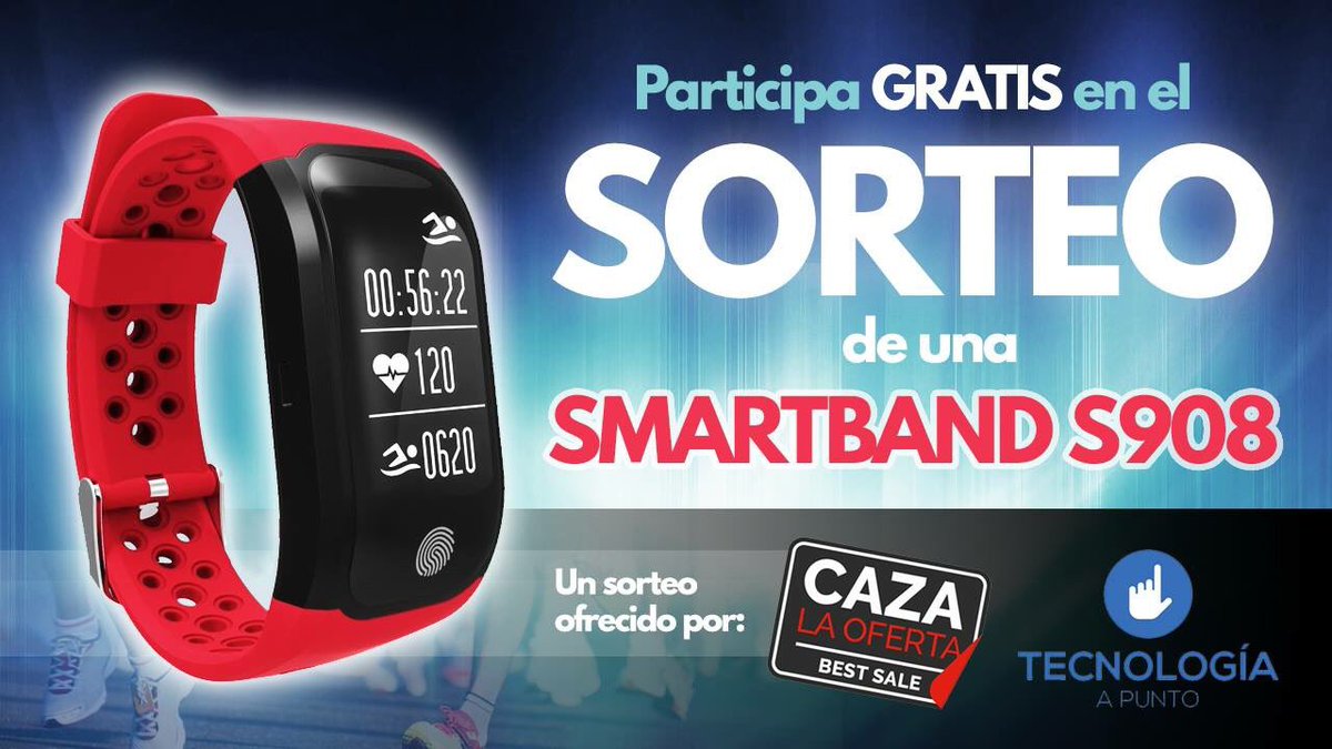 apuntotecno's tweet photo. ¡¡Sólo quedan 3 días para que acabe el sorteo!! ¡¡Te puedes llevar gratis esta smartband!! 
Participa pinchando en el enlace:
https://t.co/7h9yQuOElt… #sorteo #gratis #RegaloDeReyes https://t.co/eoUw9fYN2T