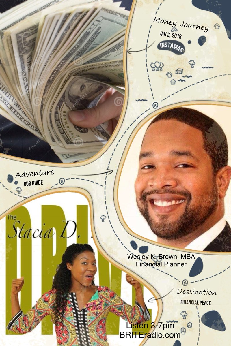 TheDriveSDW's tweet photo. Has your new year’s resolution included financial success? Join me and my guest, Wesley K. Brown, Finacial Planner to get us all on the right path! Listen  today to The Drive SDW from 3-7pm only on BRITE Radio  #TheDrive #BRITEradio https://t.co/pQTpdRGoY1
