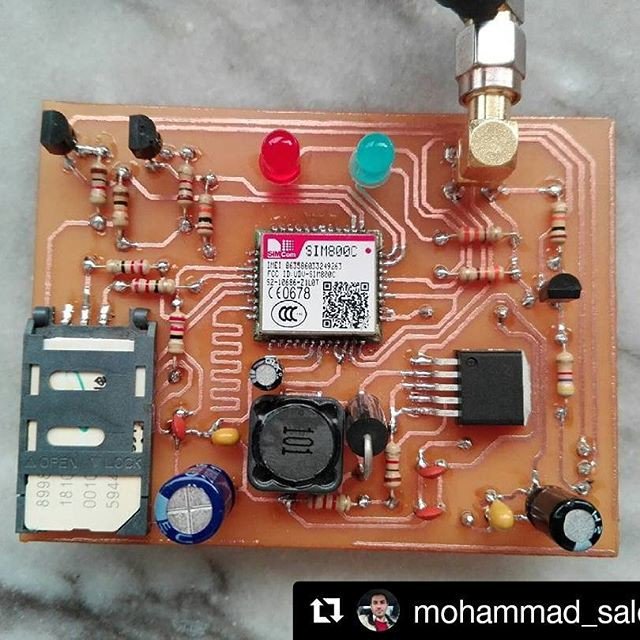 Embedded_King's tweet image. #Repost @mohammad_salehi911 (@get_repost)
・・・
ماژول SIM800C
#SIM800C