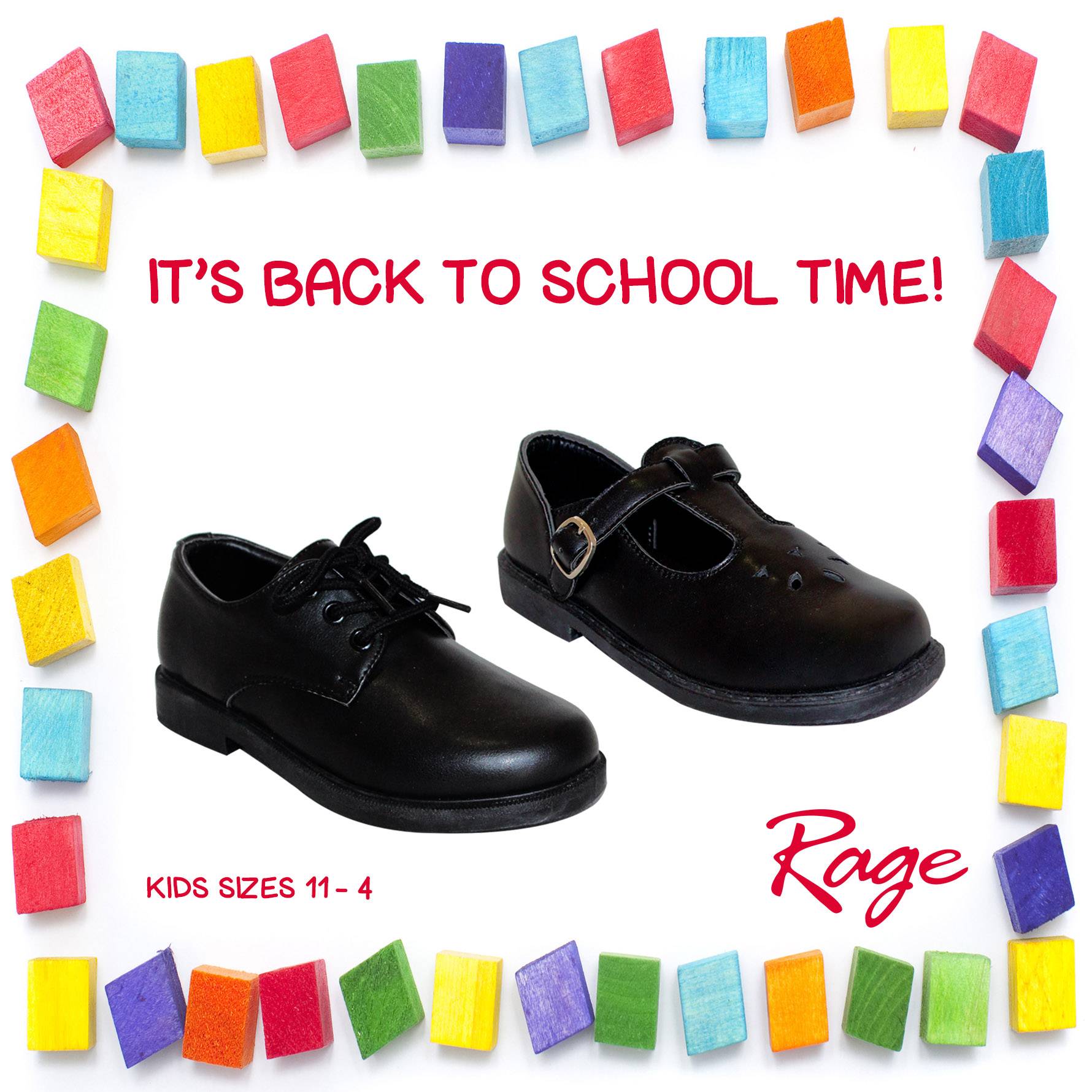 Rage kids shop shoes