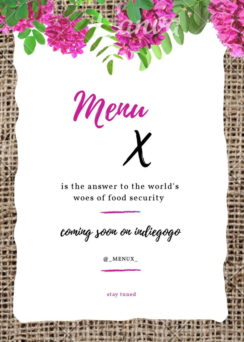 syedatayaba071's tweet photo. We @agricofarms think 4 the problems that Are most likely 2 affect the #future of humanity Not from the perspective of making money #FutureMenu
Decide Your Future Menu Now.
#MenuX https://t.co/WLSGfSRfun
