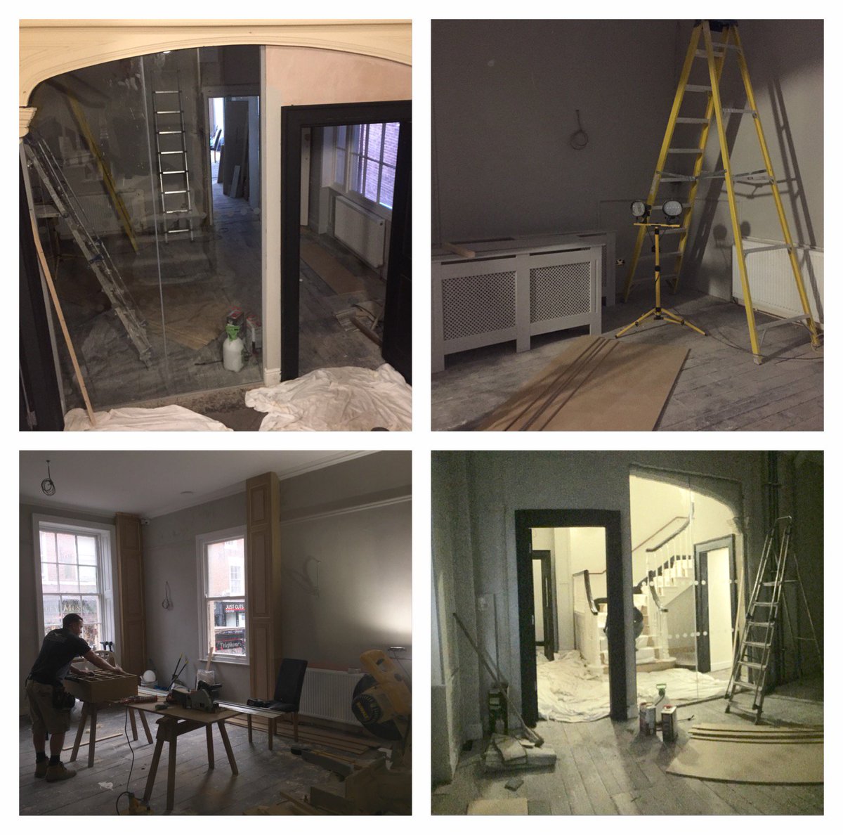 PiedInn's tweet photo. Folliott House update - Rooms are ticked off - now hard at work to create the restaurant space - Opening this year ! 👷 #folliothouse #diningarea #newrestaurant #expansion #hardatwork #workinghard #chester #hotel #piedbull #opensoon #march #openinmarch https://t.co/0YcHXqHtfs
