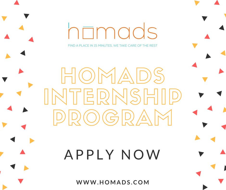 HomadsRentals's tweet photo. Homads Internship Program. For those who want to the take a further step in their professional career :)
More about the internship: https://t.co/JzDDSvIC0c
Mostafa@homads.com
#APPLY_NOW #Internship #Homads https://t.co/QJZ6ZFCraD