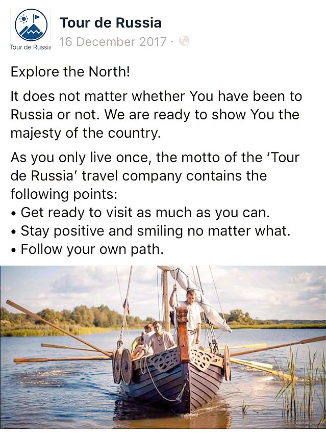 BoykoVictorV's tweet photo. I had a couple of sleepless nights when I was working on the visualization of my business project @ The Fundamentals of Entrepreneurship. Prepared brochures, booklets, web-site, FB-page of the ‘Tour de Russia’ travel company &amp; lots of other pieces of visualization! https://t.co/XKJvyeNsAz