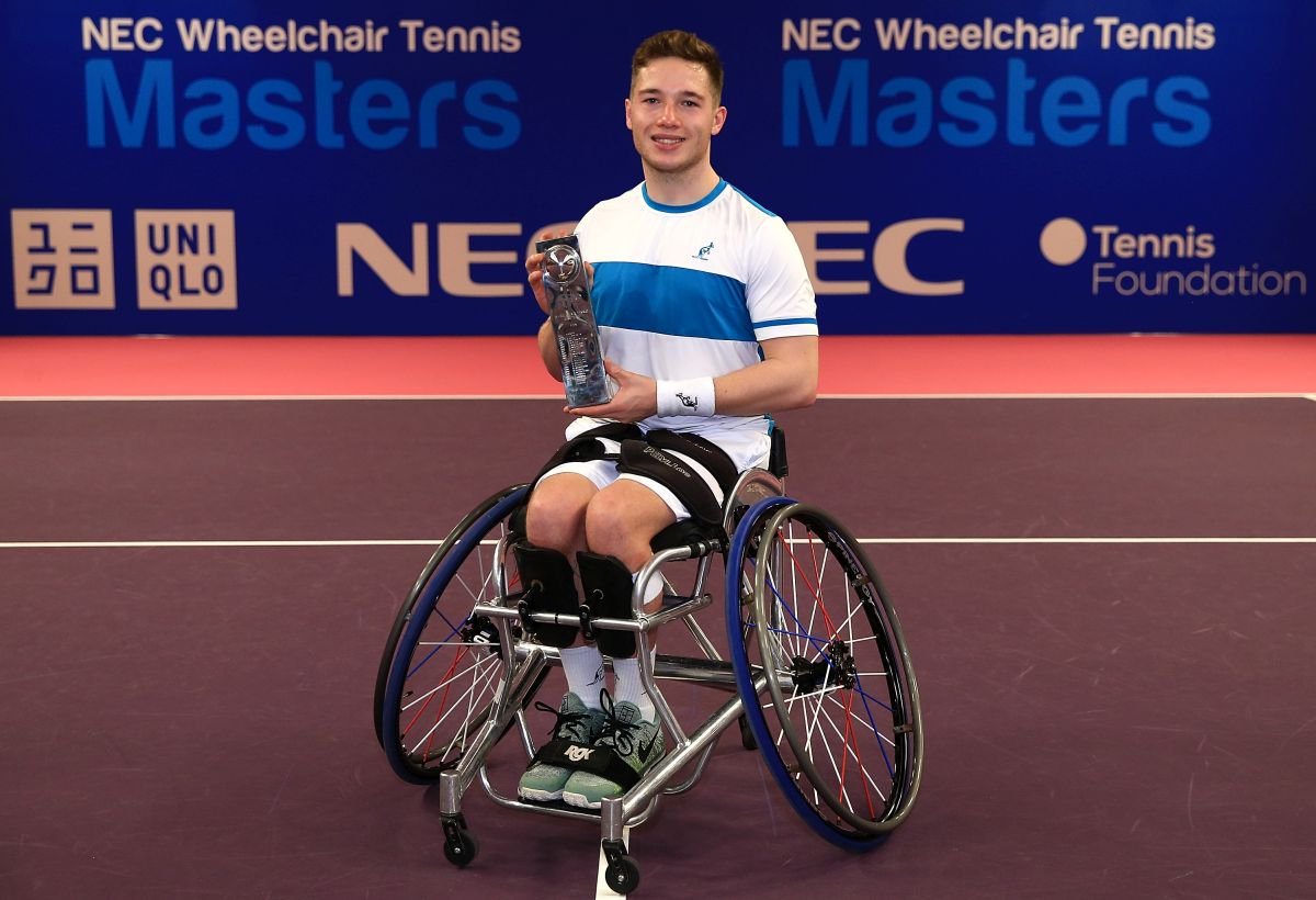ITFWheelchair's tweet photo. With the 2018 @UNIQLO_JP #WheelchairTennis Tour beginning 1 week today in Sydney, hear from the three 2017 #NECMasters champions for a final look back at their successes last season.
Video Article: https://t.co/78AvoKl7p9 https://t.co/J5edEexy48