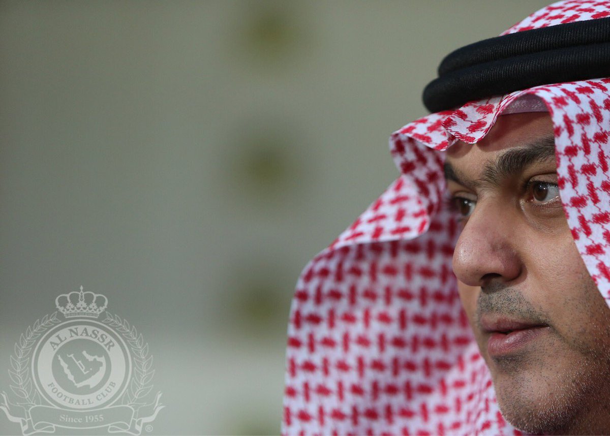 AlNassrFC's tweet photo. بدأ الأستاذ سلمان المالك رئيس نادي #النصر المكلف مهام عمله رسميا باجتماع قصير في مكتبه
 ويحضر الآن تدريبات الفريق . https://t.co/9BmQfCOj6l