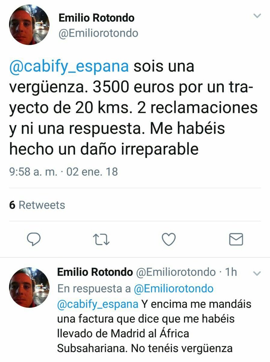 CarlosTxProject's tweet photo. MADRE DEL AMOR HERMOSO CABIFY 3500 PAVOS 3500 PAVAZOS!!!! 😵 💶💶💶💶 POR UN TRAYECTO DE 20KM. POBRE USUARIO 😧 ... TOMA LIBRE MERCADO PEDAZO DE LADRONES #CabiMafia #CabifyAccess #CabiEstacazo #CabifyTeLleva #Cabifylover #CabifyMola #ubered ##uberpopoff #ubernights #Feliz2018 https://t.co/DA5kEMmKRk