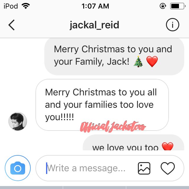 JACKSTERSofcl's tweet photo. A good way to start the year, Jacksters/ @jackstonersofc / @jackreiddicts! Love you guys ❤️ #JackReid https://t.co/Ed6sFii2pe