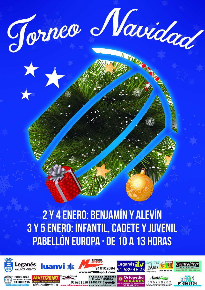 AytoLeganes's tweet photo. 🏐El Pabellón Europa acoge estos días el #TorneoDeNavidad del @VoleibolLeganes. ¿Te animas? 💪🏿
📸Aquí te dejamos imágenes de la primera jornada, celebrada esta mañana https://t.co/4oUres1RTz