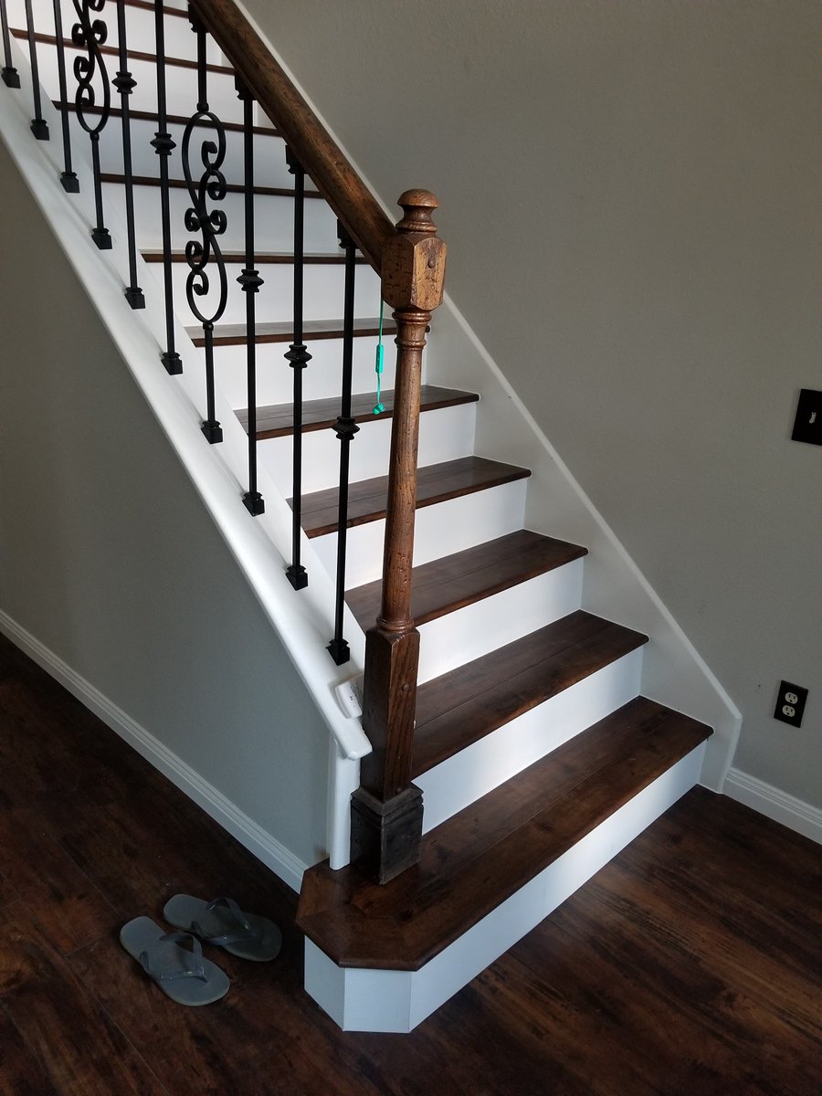 Knoasflooring's tweet photo. Our Maple Rustic on steps. https://t.co/ScDWuPay0s
