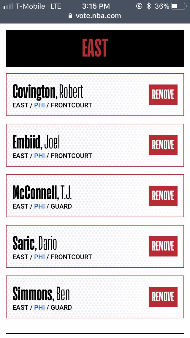 BirdsCommentary's tweet photo. #NBAVote on all options @JoelEmbiid @Holla_At_Rob33 @BenSimmons25 @TJMcConnell @dariosaric https://t.co/vVxrWS9dC9