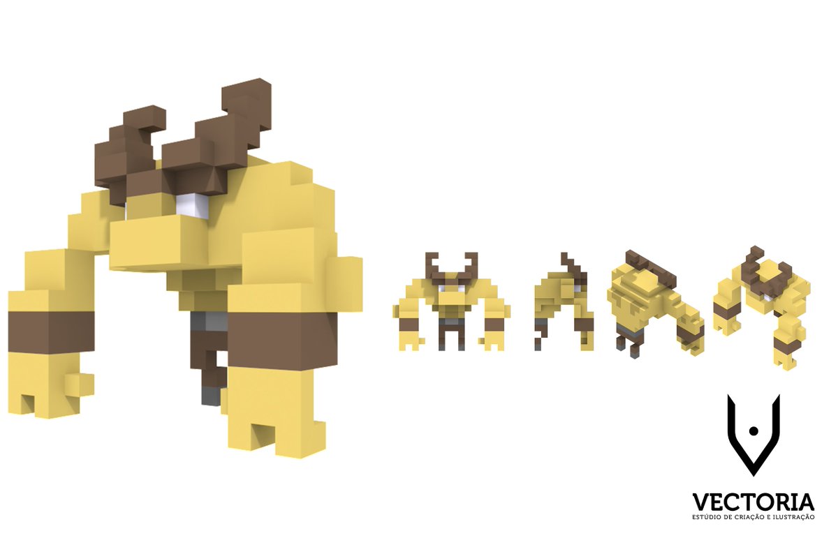 marcelobsp's tweet photo. Magica Voxel: Tiny Little Warriors - Troll01
Check out new work on my @Behance portfolio:
https://t.co/ghxoY0qIOK
#voxel #voxelart #voxeldailies @ephtracy #magicavoxel https://t.co/4b4veoNmCe