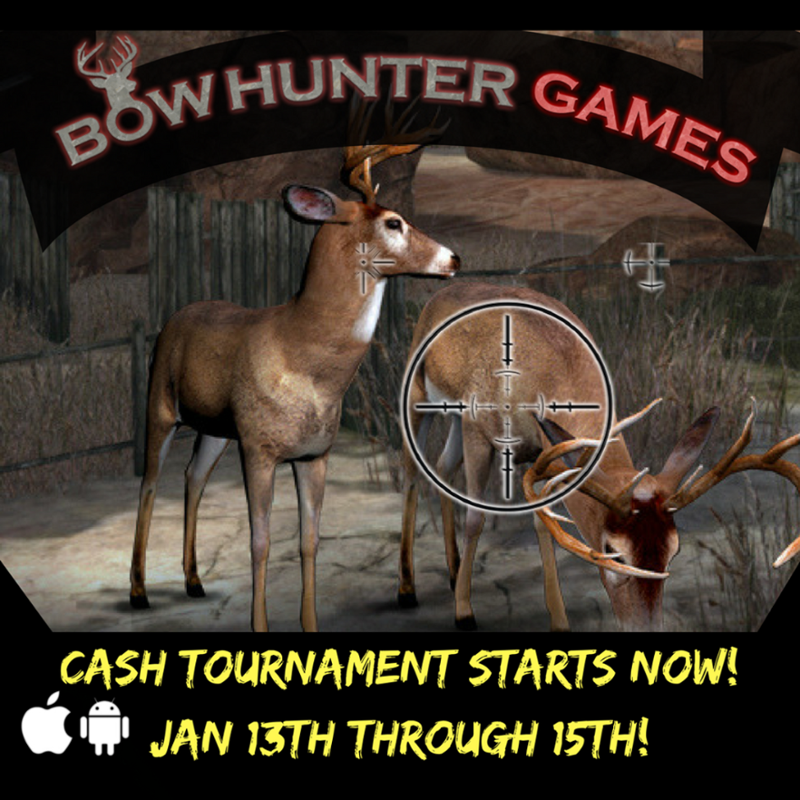 BowHunterGame's tweet photo. Play #BowHunter2017 $200.00 cash tournament! Held Jan 13th - 15th! Amazing #hunting grounds, #Tournament with prizes, and tons of upgrades! #Android #IOS #app #games #deerhunting #freetoplay #archery #archerylife #bowfight https://t.co/LsJhAwFGIc https://t.co/xUnPJHF55Z
