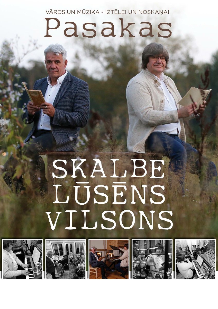 rigafortepr's tweet photo. Jau šajā svētdienā Umurgas kultūras namā plkst.14.00 vārds un mūzika satiksies vienuviet, jaunajā muzikālajā uzvedumā Skalbe.Lūsēns.Vilsons "Pasakas".Jau pavisam drīz arī citās vietās Latvijā.#SkalbeLūsēnsVilsonsPasakas https://t.co/diJnVcJA2v