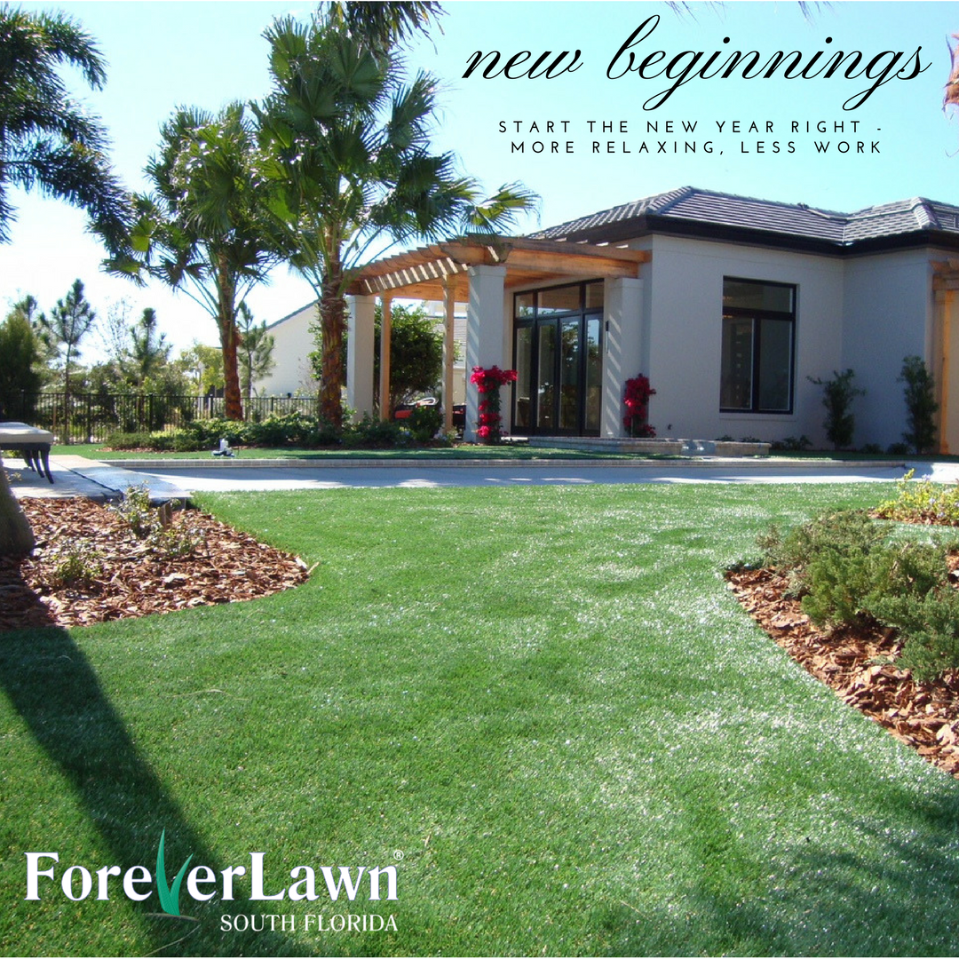 ForeverLawnSFL's tweet photo. Simplify your life. A new year brings new beginnings. #ForeverLawn #grasswithoutlimits #SouthFlorida #Miami #lawn https://t.co/aoV2EX5iIc