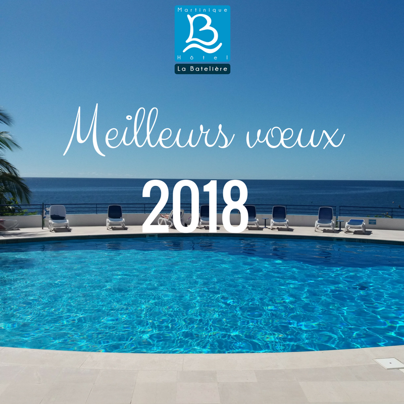 Toute l'équipe de l'hôtel la Batelière vous souhaite une bonne année 2018!