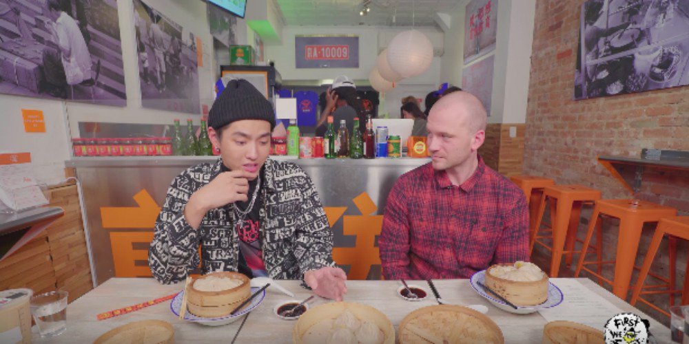 Image result for Kris tries some traditional Chinese street food with Sean Evans