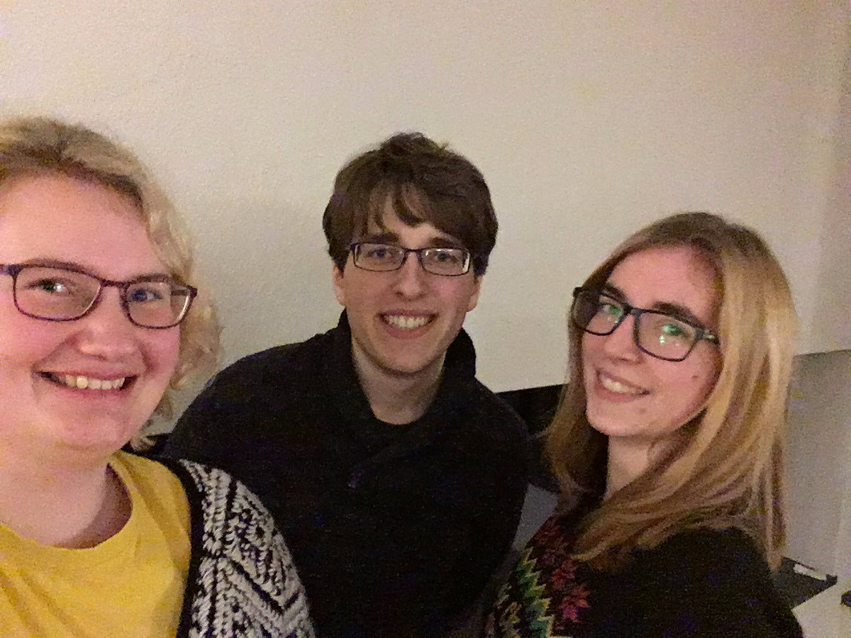 MandelbrotTalks's tweet photo. Gerade Aufzeichnung der neuesten Folge! Diesmal mit uns allen zusammen in Göttingen! Interview mit @franzi_chuleck #MBT005 https://t.co/5vLC7odPkj