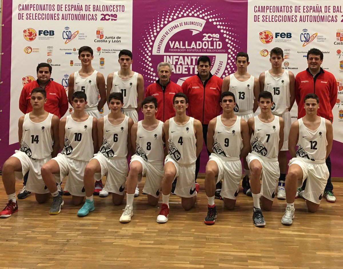 FBCyL's tweet photo. Foto oficial de los jugadores/as y técnicos que van a representar a TODO EL 🏀BASKET DE CYL en el #KDTINF2018. Mucha suerte!!!!!!👏👏👏👏 https://t.co/ByPqqaL1Hm