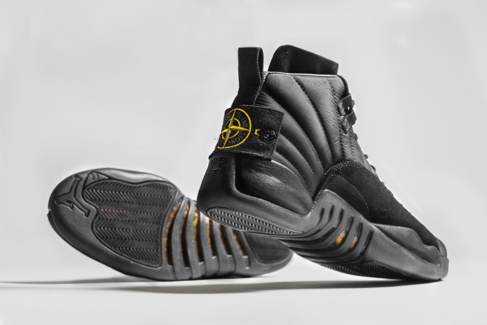 stone island jordan 12