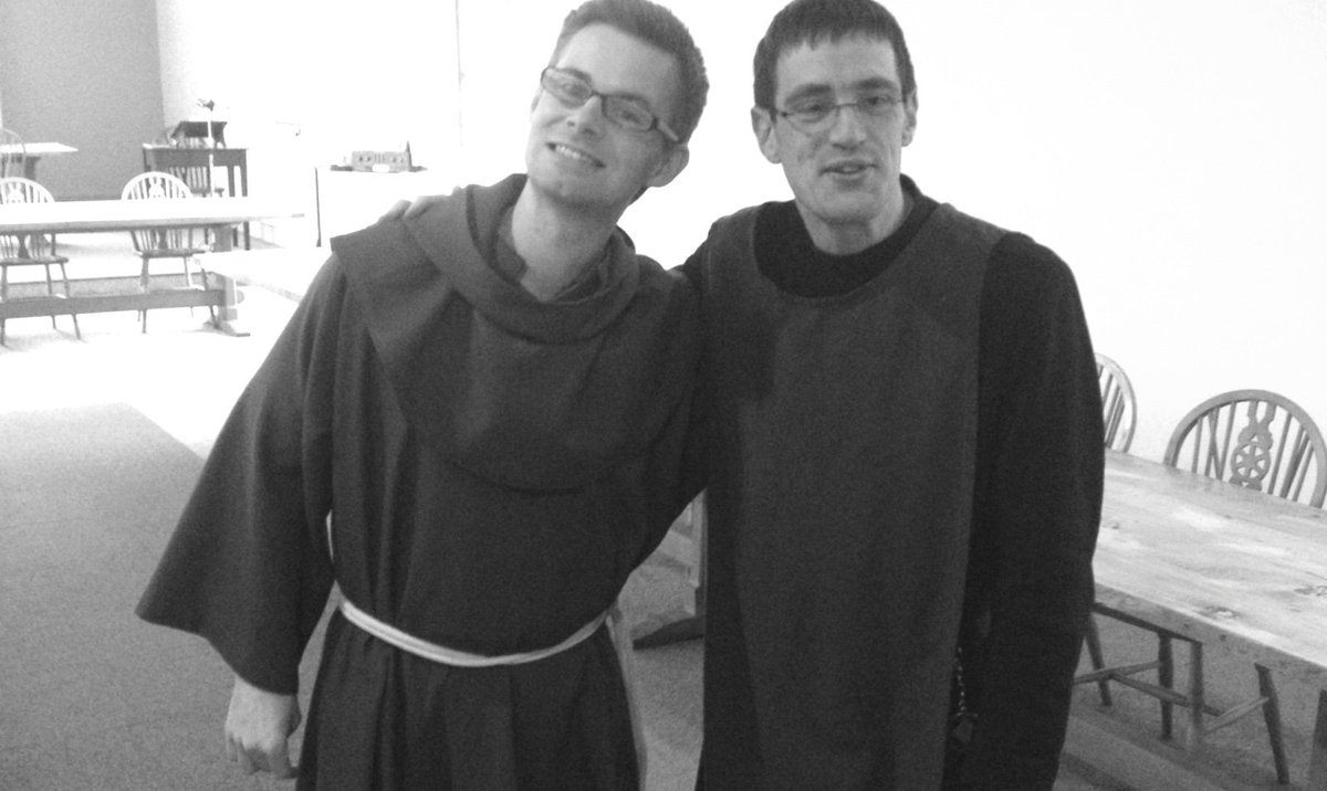 monknunanglican's tweet photo. I (Finnian) still like this picture of me and Mark, from C.R.; it inspires me to think young people are still testing their vocation with Anglican Religious Communities, and that lots of Inquirers continue to contact Anglican Religious Communities about their sense of vocation... https://t.co/30wXJXBwn6