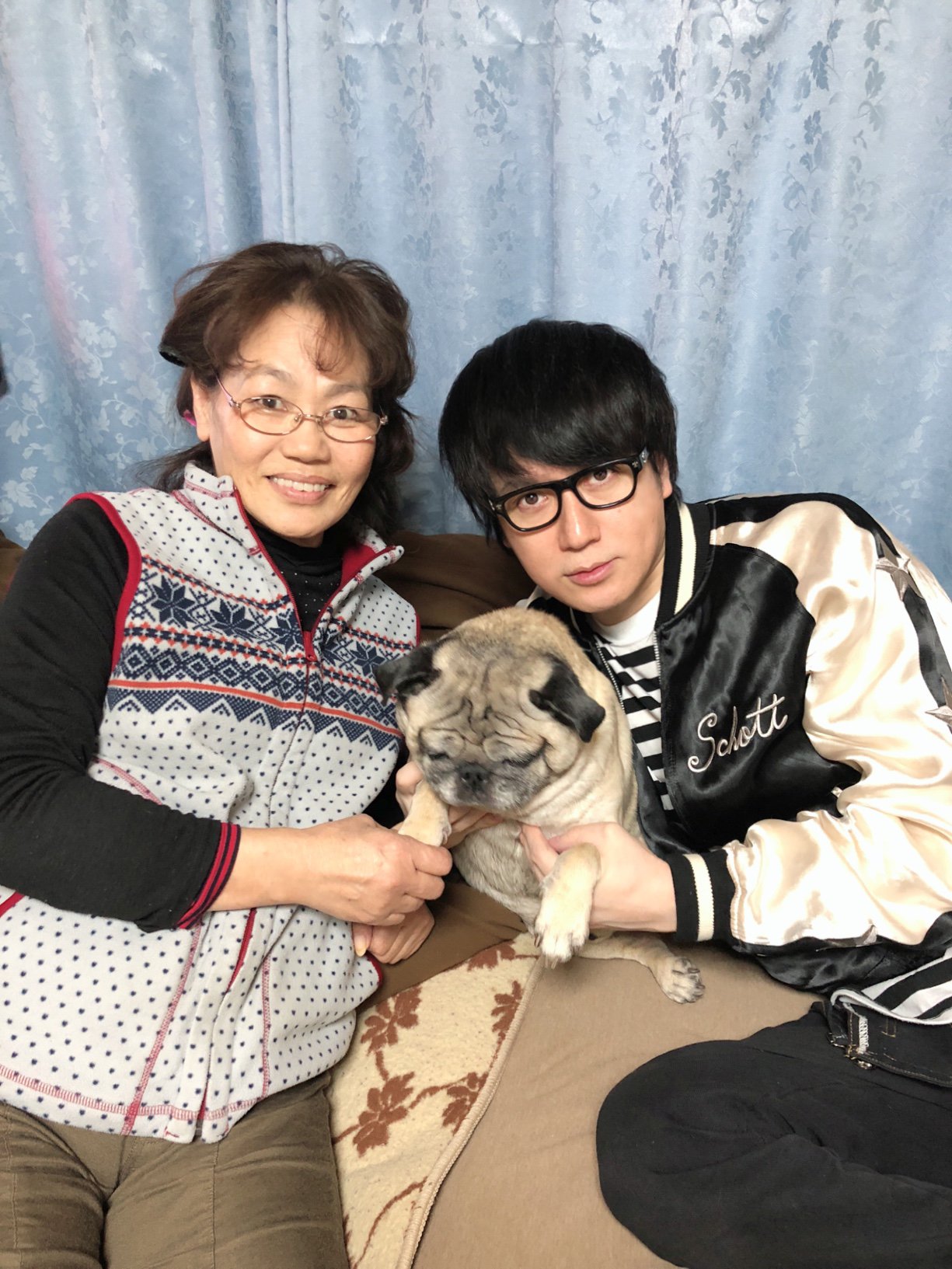 志倉千代丸 実家 D ノ 母と子と犬 志倉千代丸 実家 D ノ 母と子と犬