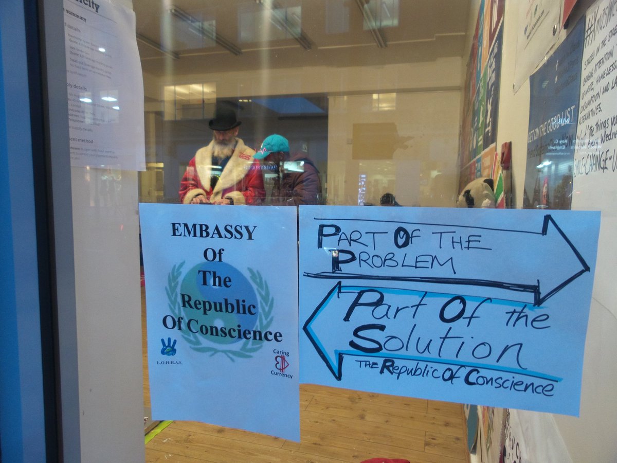 ourbohemia's tweet photo. We occupied part of the embassy of Congo&Opened it as the Embassy of The #RepublicOfConscience #olsx #Congo #SDG #congocrisis #blockchain https://t.co/0otyvFVM4P