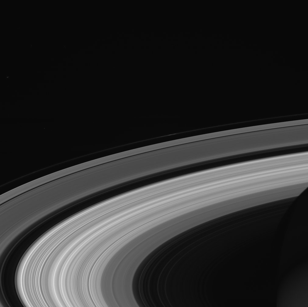 This image of Saturn's rings was taken by NASA's Cassini spacecraft on Sept. 13, 2017. It is among the last images Cassini sent back to Earth. buff.ly/2CuE1Kj