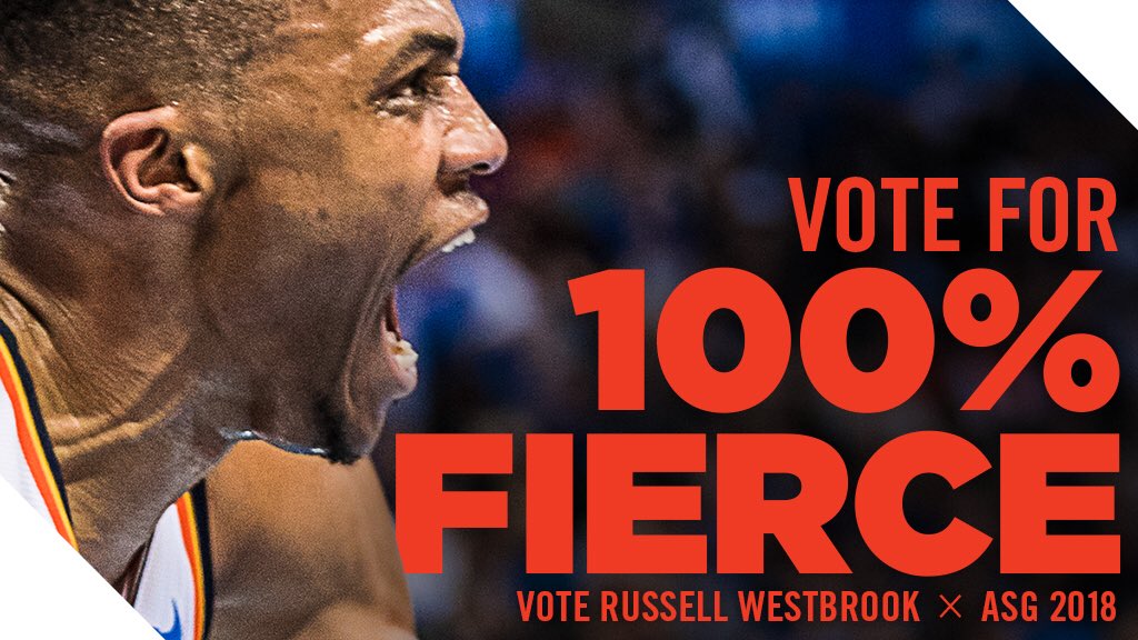 okcthunder's tweet photo. New year, same Brodie. 

RT to #NBAVote for Russell Westbrook. https://t.co/7rV6mz83zx
